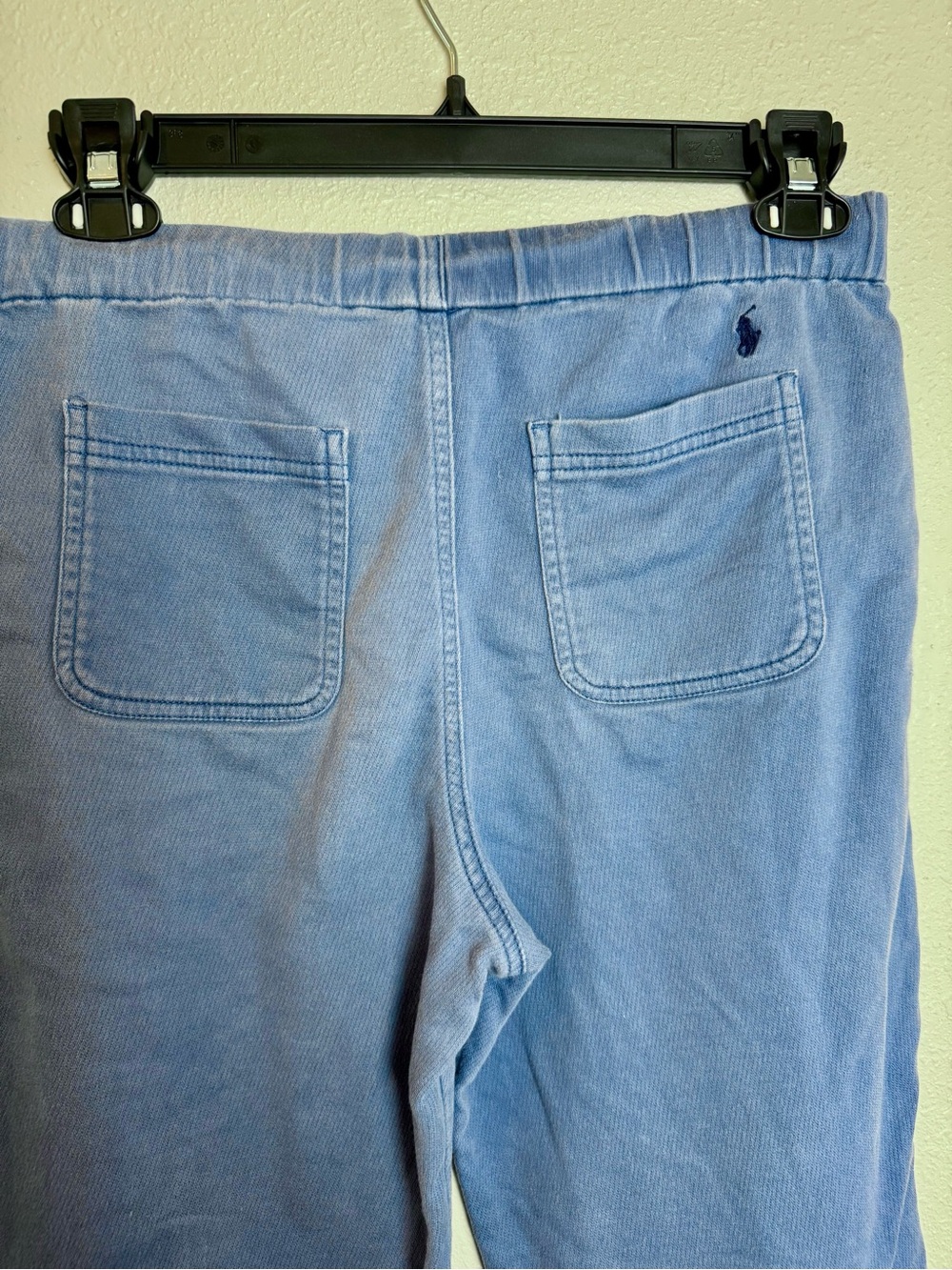 Polo Ralph Lauren Boys XL 18-20 Pull On Pants Blue Cotton Stretch Jogger 170 - Picture 6 of 8